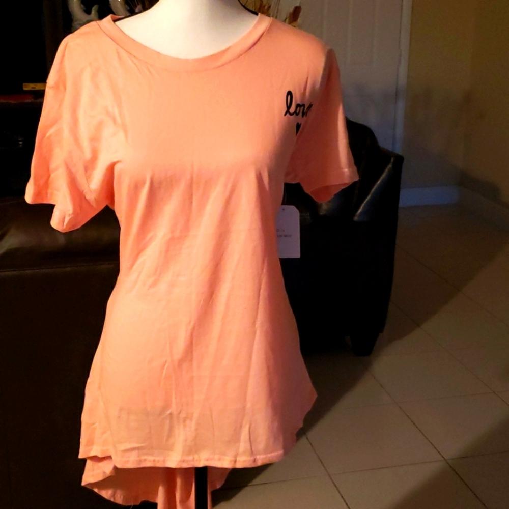 On fire woman long back top